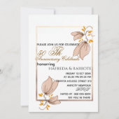 Invitation du 50e anniversaire, Mariage de la verd (Devant)
