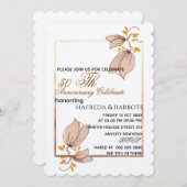 Invitation du 50e anniversaire, Mariage de la verd (Devant / Derrière)