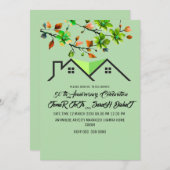 Invitation du 50e anniversaire, Mariage de la verd (Devant / Derrière)