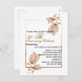 Invitation du 50e anniversaire, Mariage de la verd (Devant / Derrière)