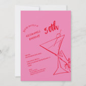 Invitation du 50e anniversaire moderne (Devant)