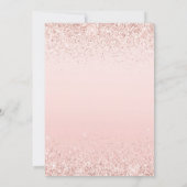 Invitation du 50e anniversaire Rose imprimable Cin (Dos)