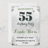 Invitation du 55e anniversaire (Devant)