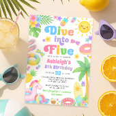 Invitation du 5e anniversaire de l'été - Plongez d