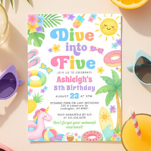 Invitation du 5e anniversaire de l'été - Plongez d
