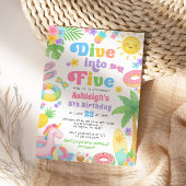 Invitation du 5e anniversaire de l'été - Plongez d