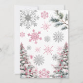 Invitation du 5e anniversaire, Winter Pink 5e anni (Dos)