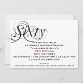 Invitation du 60e anniversaire (Devant)