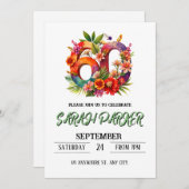 Invitation du 60e anniversaire (Devant / Derrière)