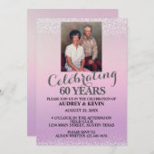 Invitation du 60e anniversaire (Devant / Derrière)