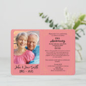 Invitation du 60e anniversaire du jubilé de diaman (Debout devant)