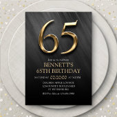 Invitation du 65e anniversaire
