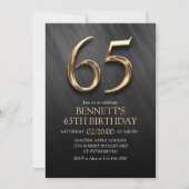 Invitation du 65e anniversaire (Devant)