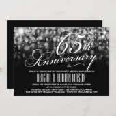 Invitation du 65e anniversaire du Mariage (Devant / Derrière)