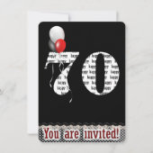 Invitation du 70e anniversaire (Devant)