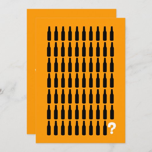 Invitation du 70e anniversaire - Bravo! (Devant / Derrière)