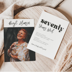 Invitation du 70e anniversaire Photo 70e anniver
