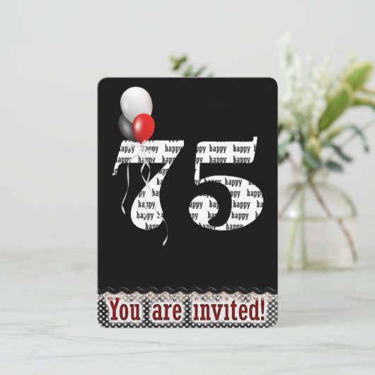 Invitation du 75e anniversaire (Debout devant)