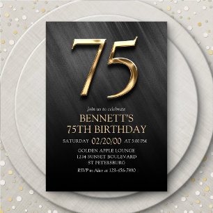 Invitation du 75e anniversaire