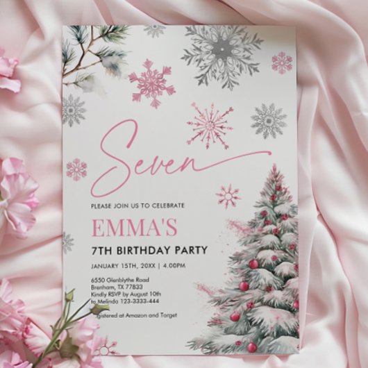 Invitation du 7e anniversaire, Hiver 7e anniversai