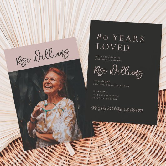 Invitation du 80e anniversaire | Photo 80e anniver