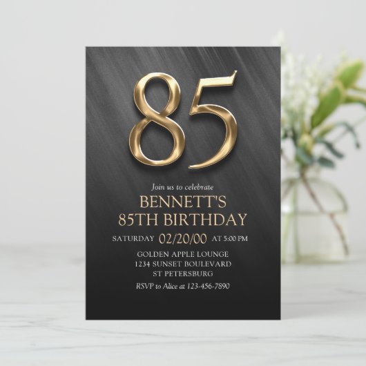 Invitation du 85e anniversaire (Debout devant)