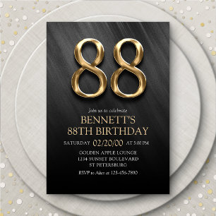 Invitation du 88e anniversaire