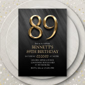 Invitation du 89e anniversaire