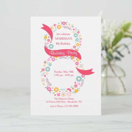 Invitation du 8e anniversaire (Debout devant)