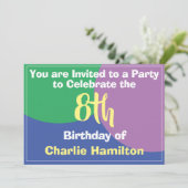 Invitation du 8e anniversaire (Debout devant)