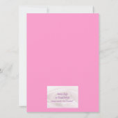 Invitation du Anniversaire de enfant (Dos)