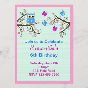 Invitation du Anniversaire de enfant