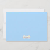 Invitation du Anniversaire de enfant de pêche (Dos)