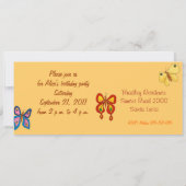 Invitation du Anniversaire de enfant| Mignons papi (Dos)