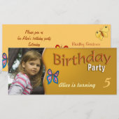 Invitation du Anniversaire de enfant| Mignons papi (Devant / Derrière)