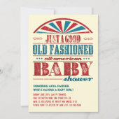 Invitation du Baby shower BBQ du 4 juillet (Devant)