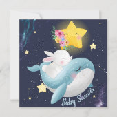 Invitation du Baby shower Bunny (Devant)