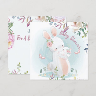 Invitation du Baby shower Bunny