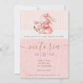 Invitation du Baby shower Bunny (Devant)