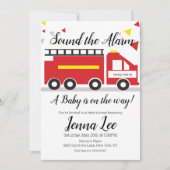 Invitation du Baby shower Confetti (Devant)