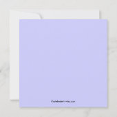 Invitation du Baby shower d'arbre floral du printe (Dos)