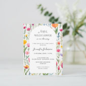 Invitation du Baby shower d'arche du petit Fleur s (Debout devant)