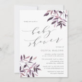 Invitation du Baby shower de chasse (Devant)