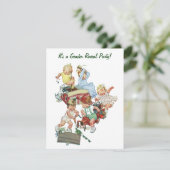 Invitation du Baby shower de de révélation de gen (Debout devant)