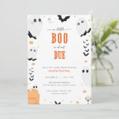 Invitation du Baby shower de fantôme de la petite (Debout devant)