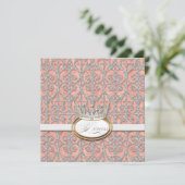 Invitation du Baby shower de la Couronne de la pri (Debout devant)