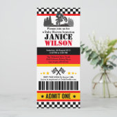 Invitation du Baby shower de la fête du Billet de  (Debout devant)