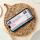 Invitation du Baby shower de la fête du passage d'