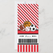 Invitation du Baby shower de pass pour tous les bi (Dos)