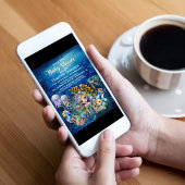 Invitation du Baby shower de sirène océanique